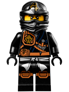 LEGO Minifigure-Cole - Knee Pads-Ninjago-NJO124-Creative Brick Builders